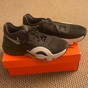 Nike Black and Olive Athletic Shoes